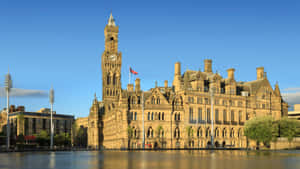 Bradford City Hall Reflection Wallpaper