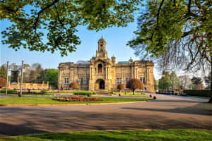 Bradford Historic Cartwright Hall Architecture Wallpaper