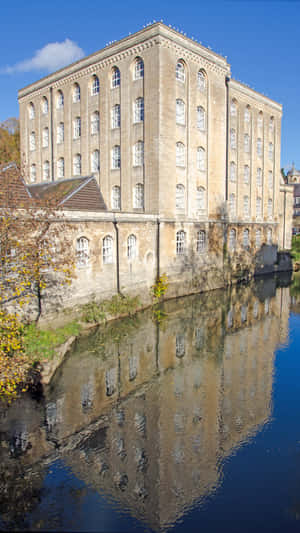 Bradford Historic Mill Reflection Wallpaper