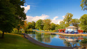 Bradford Park Scenic View Wallpaper