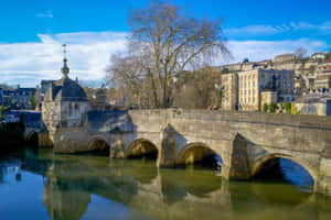 Bradfordon Avon Historic Bridge Wallpaper