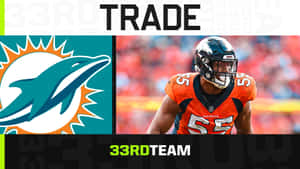 Bradley Chubb Dolphin Trade Wallpaper