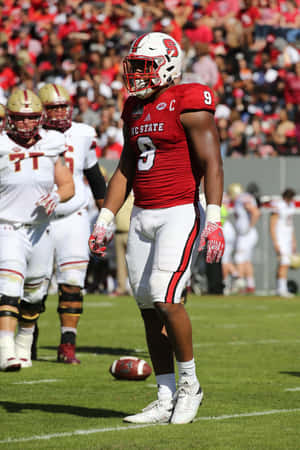 Bradley Chubb Nc State Linebacker Wallpaper