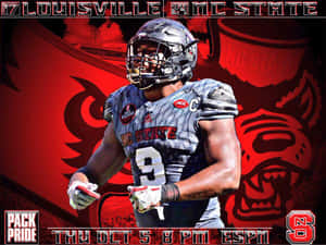 Bradley Chubb Red Wolf Poster Art Wallpaper