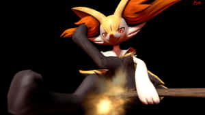 Braixen_ Fire_ Spin_ Attack Wallpaper