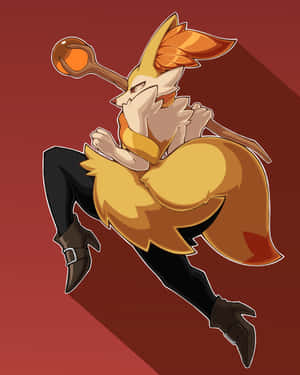 Braixen Pokemon Artwork Wallpaper