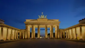 Brandenburg Gate Distance View Wallpaper