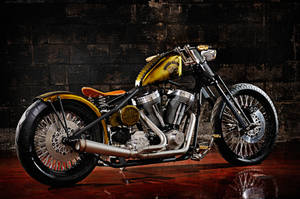 Brass Balls Cycles Chopper Motorcycle Wallpaper