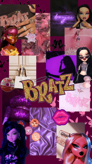 Bratz Aesthetic Collage Wallpaper