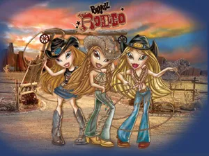 Bratz Aesthetic Rodeo Girls Wallpaper
