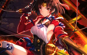 Brave Survivors In Kabaneri Of The Iron Fortress Wallpaper