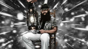 Bray Wyatt Wwe Wrestler Night Lamp Digital Art Wallpaper