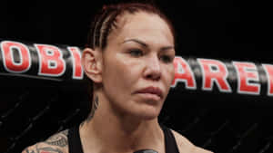 Brazilian American Mma Fighter Cris Cyborg Close Up Shot Wallpaper