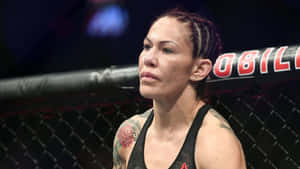 Brazilian American Ufc Player Cris Cyborg Side Angle Shot Wallpaper