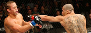 Brazilian Mixed Martial Artist Renan Barão Punch Wallpaper