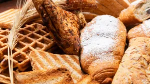 Breads With Waffles And Wheat Wallpaper