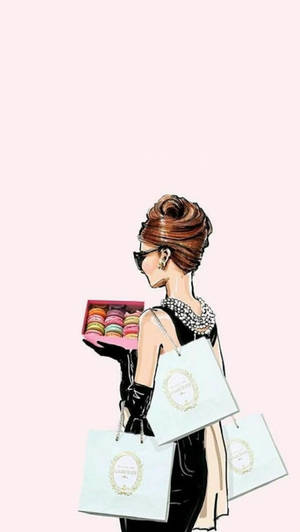 Breakfast At Tiffany's Artwork Wallpaper