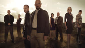 Breaking Bad Cast Desert Backdrop Wallpaper