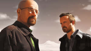 Breaking Bad Duo Standing Against Sky Wallpaper