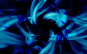 Breaking Boundaries With Blue Abstract Speed Light Wallpaper