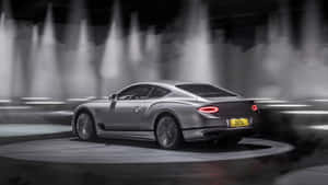 Breathtaking Bentley Continental Gt Luxury Coupe On Display Wallpaper