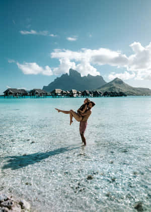 Breathtaking Bora Bora Beach Paradise Wallpaper