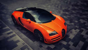 Breathtaking Bugatti Veyron In Action Wallpaper