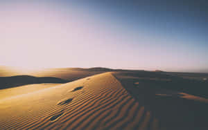 Breathtaking Desert Sand Dunes Wallpaper