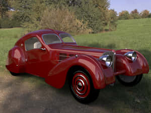 Breathtaking Elegance - Bugatti Type 57sc Atlantic Wallpaper