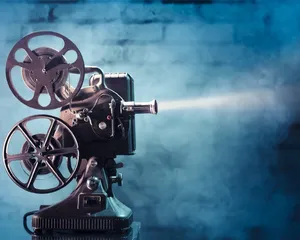 Breathtaking Home Theater Experience With A 4k Projector Wallpaper