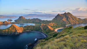 Breathtaking Landscapes On Komodo Island Wallpaper