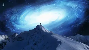 Breathtaking Mountain Landscape At Sunset Wallpaper