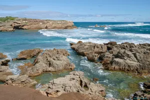 Breathtaking Panorama Of Warrnambool Beach Wallpaper