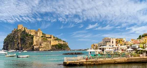 Breathtaking Panoramic View Of Italian Island Wallpaper