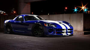 Breathtaking Speed In Style - Dodge Viper Wallpaper