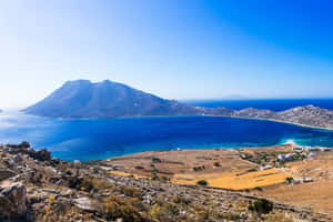 Breathtaking Sunset In Santorini, Greece Wallpaper