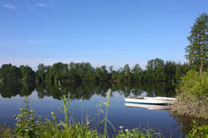 Breathtaking Sunset View Over Sarpsborg City Wallpaper