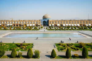 Breathtaking View Of Imam Square, Isfahan Wallpaper