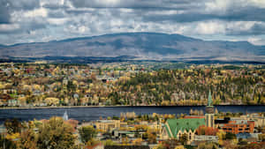 Breathtaking View Of Saguenay Fjord National Park Wallpaper