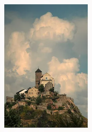 Breathtaking View Of Sion, Switzerland Wallpaper