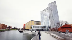 Breathtaking View Of Turning Torso In Malmö, Sweden Wallpaper
