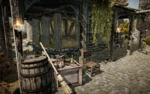 Breathtaking View Of Whiterun In The Elder Scrolls V: Skyrim Wallpaper