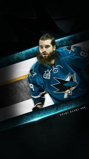 Brent Burns Canadian Ice Hockey Player Wallpaper