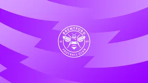 Brentford Fc White And Violet Wallpaper