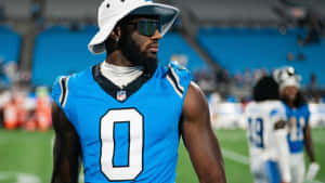 Brian Burns Carolina Panthers Game Day Wallpaper