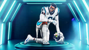 Brian Burns Futuristic Football Pose Wallpaper