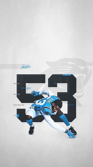 Brian Burns Panthers Defensive End Wallpaper Wallpaper