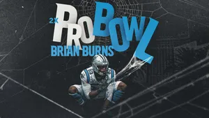 Brian Burns2x Pro Bowl Promotion Wallpaper