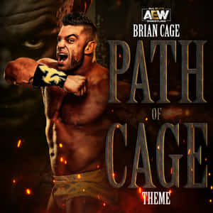Brian Cage Unleashing Power In The Ring Wallpaper