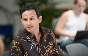 Brian Schatz During Meeting Wallpaper